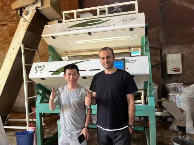 Wenyao CCD Optische Farbsortiermaschine für Kaffeebohnen, Getreide und Reis 14