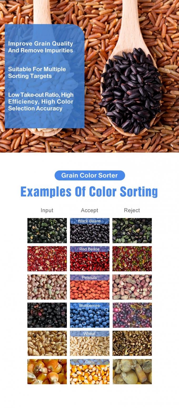 Wenyao Landwirtschaftsmaschinen Mini-optische Sortierer Lieferant Weizenfarb Sortierer 6