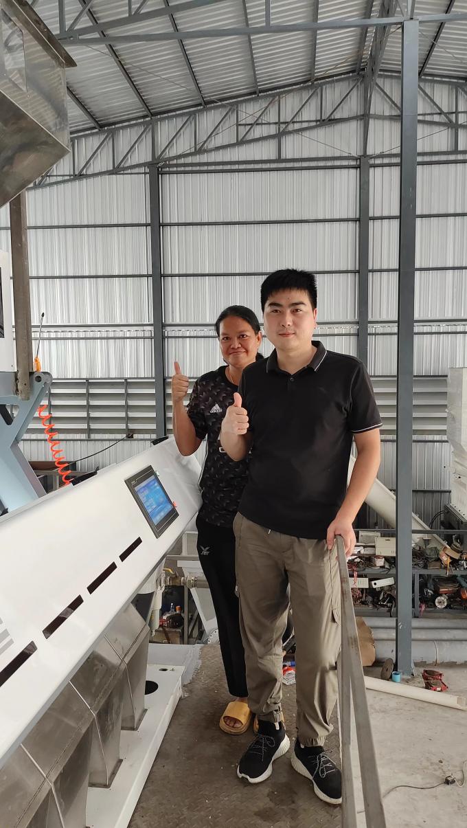 1200MM Gürtel Farb Sortiermaschine für Erz Getreide Reis mit 99,99% Genauigkeit 11